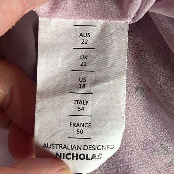 Nicholas Floral Drape Front Silk Dress - Picture 14 of 16